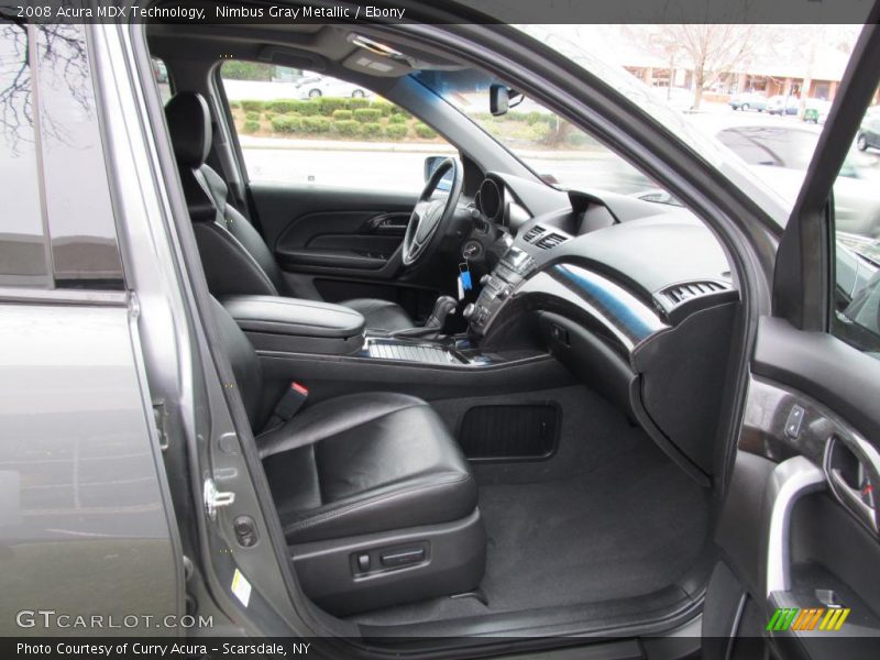 Nimbus Gray Metallic / Ebony 2008 Acura MDX Technology