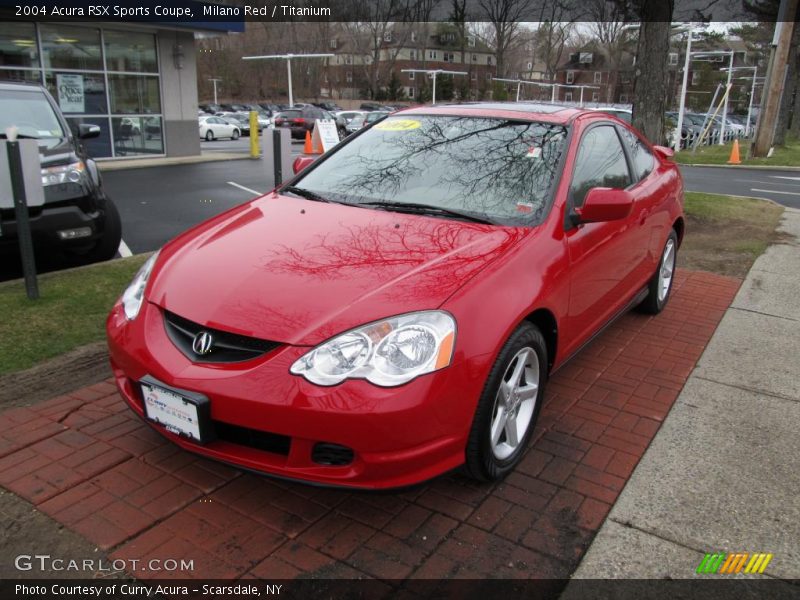 Milano Red / Titanium 2004 Acura RSX Sports Coupe