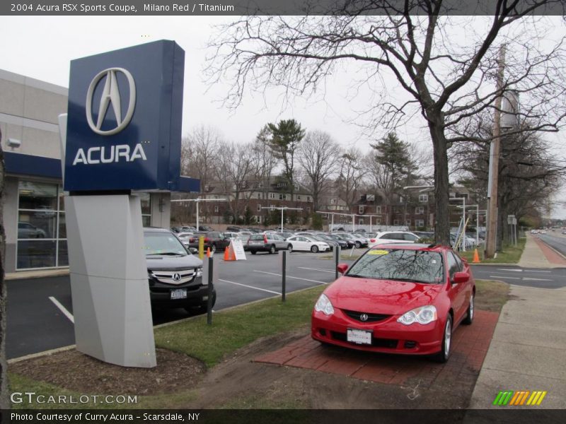 Milano Red / Titanium 2004 Acura RSX Sports Coupe