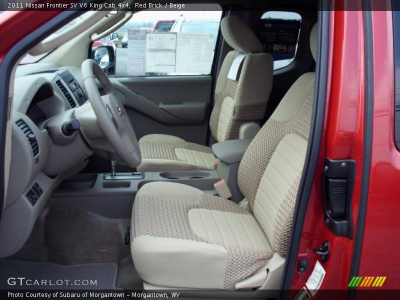 Red Brick / Beige 2011 Nissan Frontier SV V6 King Cab 4x4