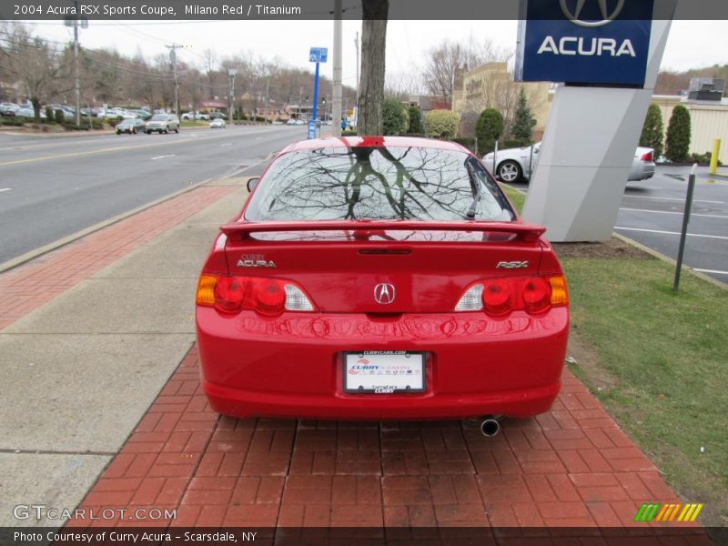 Milano Red / Titanium 2004 Acura RSX Sports Coupe