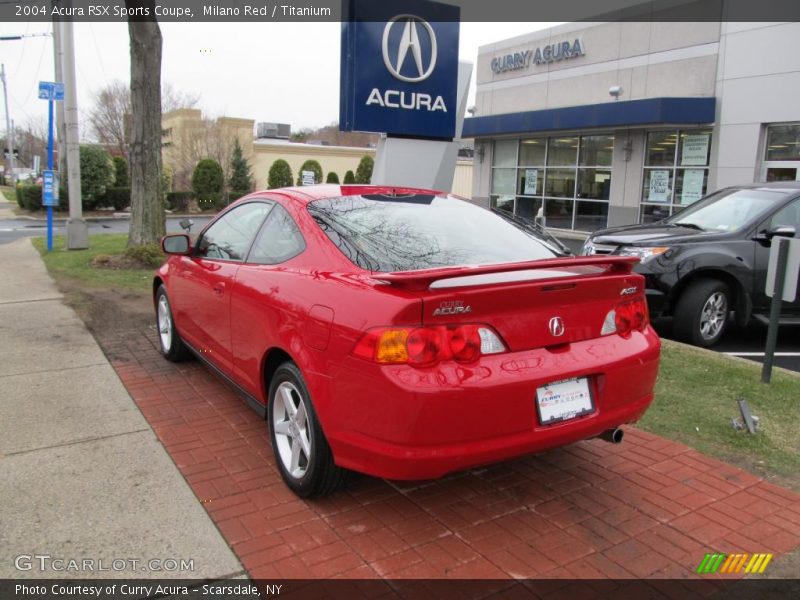 Milano Red / Titanium 2004 Acura RSX Sports Coupe