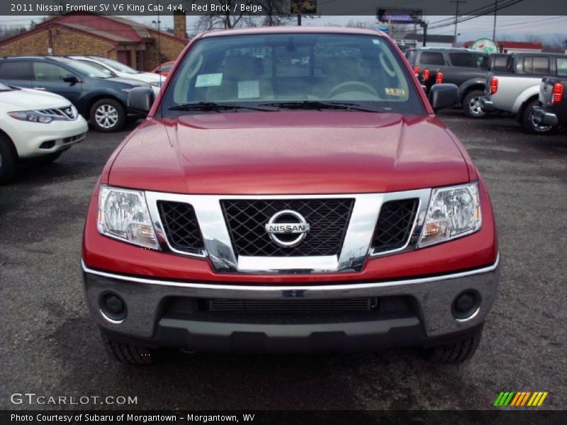 Red Brick / Beige 2011 Nissan Frontier SV V6 King Cab 4x4