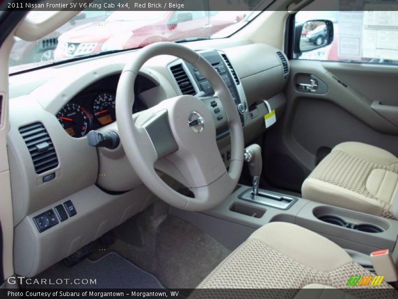Red Brick / Beige 2011 Nissan Frontier SV V6 King Cab 4x4