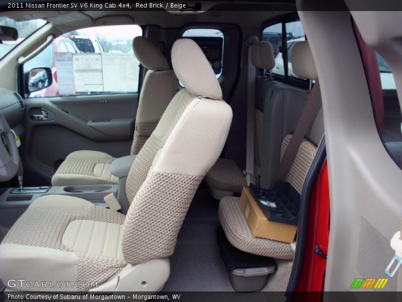 Red Brick / Beige 2011 Nissan Frontier SV V6 King Cab 4x4