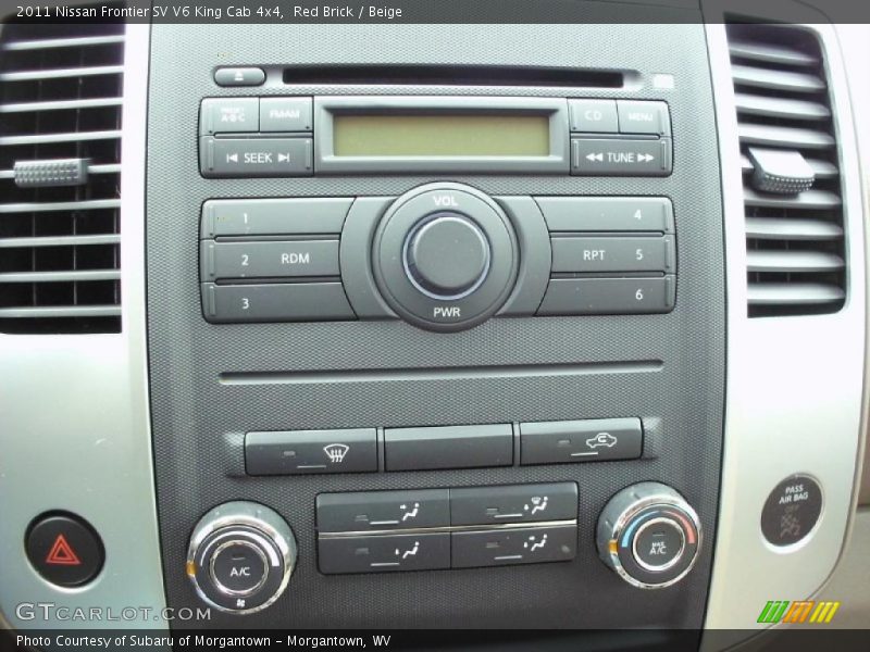 Red Brick / Beige 2011 Nissan Frontier SV V6 King Cab 4x4