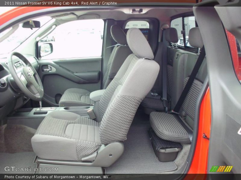  2011 Frontier SV V6 King Cab 4x4 Graphite Interior