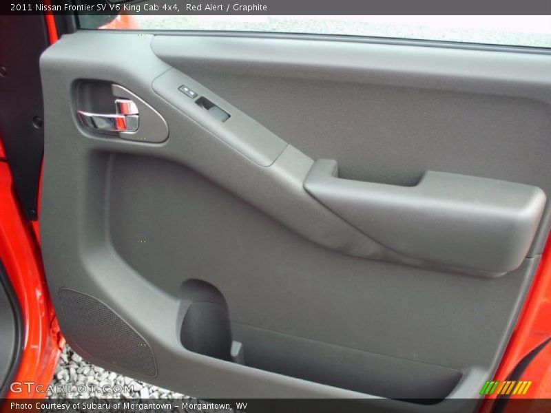 Red Alert / Graphite 2011 Nissan Frontier SV V6 King Cab 4x4