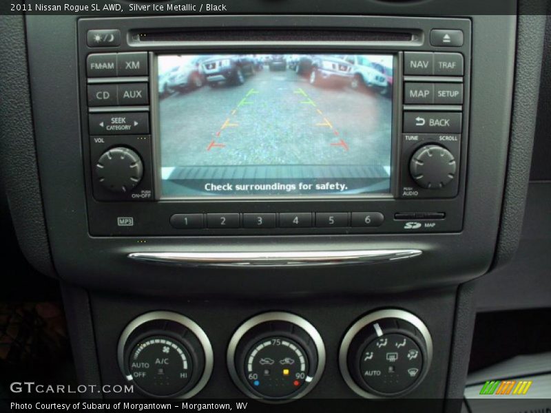 Silver Ice Metallic / Black 2011 Nissan Rogue SL AWD