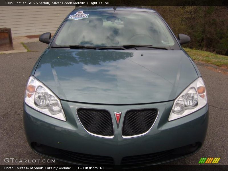 Silver Green Metallic / Light Taupe 2009 Pontiac G6 V6 Sedan
