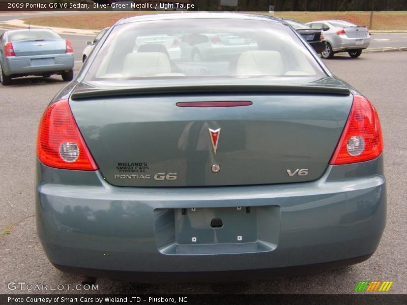  2009 G6 V6 Sedan Silver Green Metallic