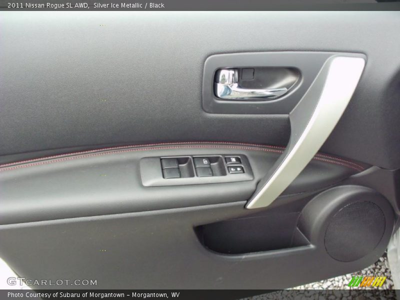 Silver Ice Metallic / Black 2011 Nissan Rogue SL AWD