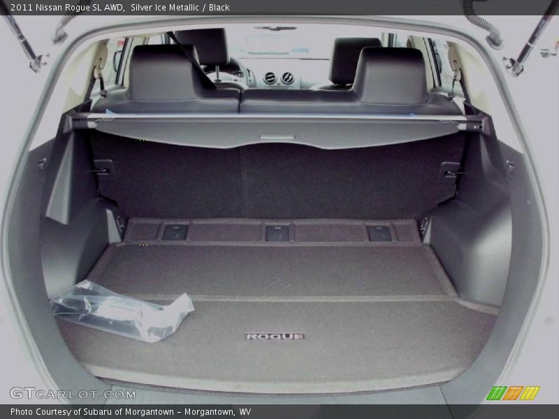 Silver Ice Metallic / Black 2011 Nissan Rogue SL AWD