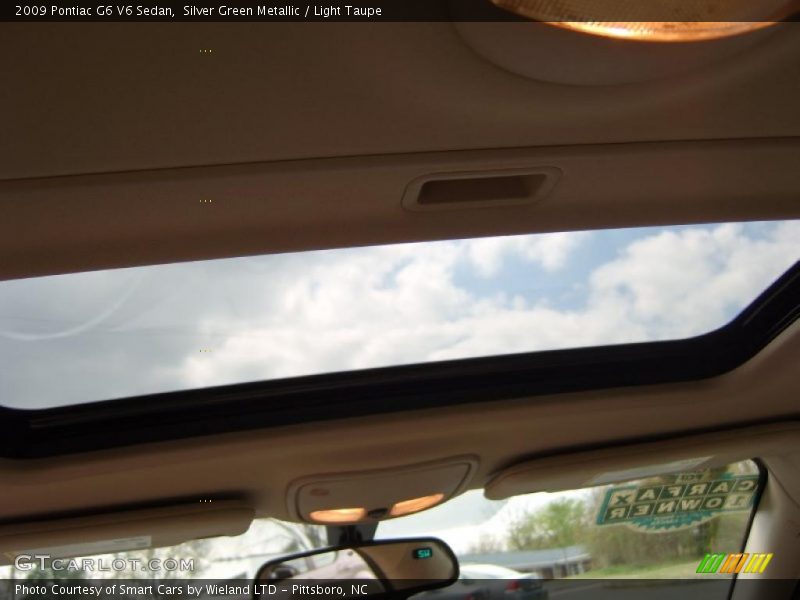 Silver Green Metallic / Light Taupe 2009 Pontiac G6 V6 Sedan