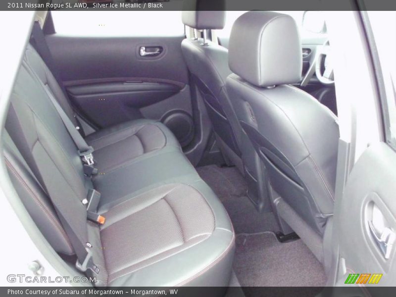 Silver Ice Metallic / Black 2011 Nissan Rogue SL AWD