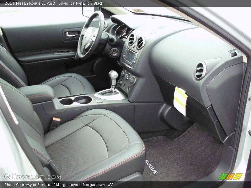Silver Ice Metallic / Black 2011 Nissan Rogue SL AWD