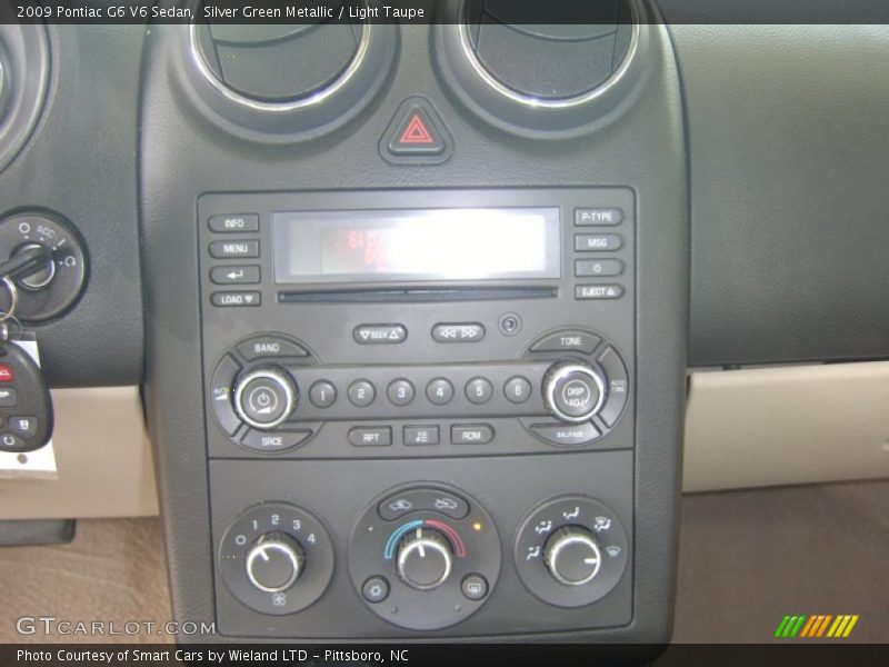 Controls of 2009 G6 V6 Sedan