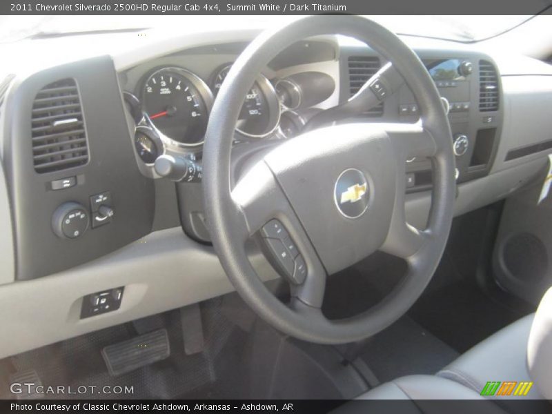 Summit White / Dark Titanium 2011 Chevrolet Silverado 2500HD Regular Cab 4x4