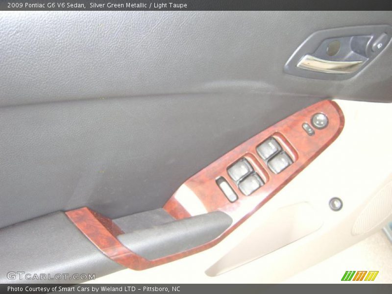 Silver Green Metallic / Light Taupe 2009 Pontiac G6 V6 Sedan