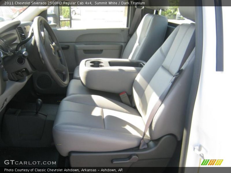Summit White / Dark Titanium 2011 Chevrolet Silverado 2500HD Regular Cab 4x4