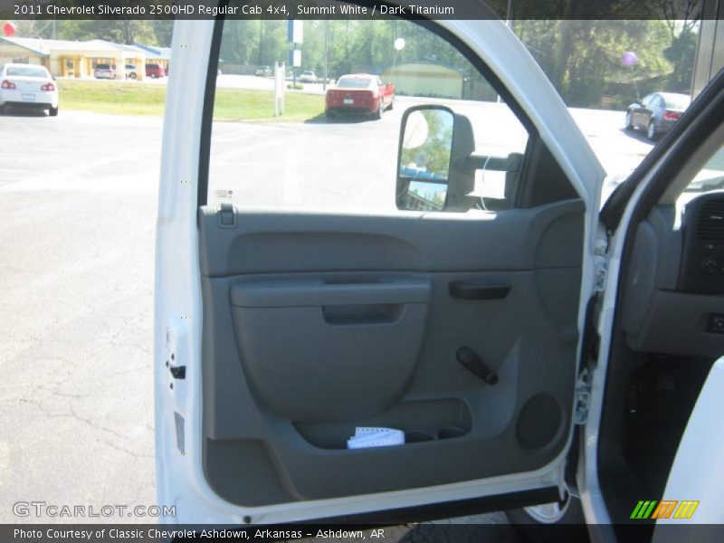 Summit White / Dark Titanium 2011 Chevrolet Silverado 2500HD Regular Cab 4x4