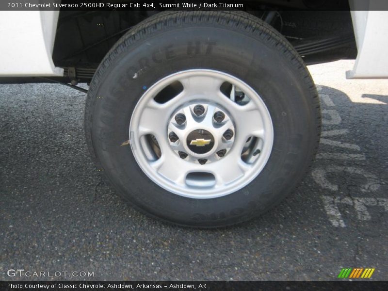 Summit White / Dark Titanium 2011 Chevrolet Silverado 2500HD Regular Cab 4x4