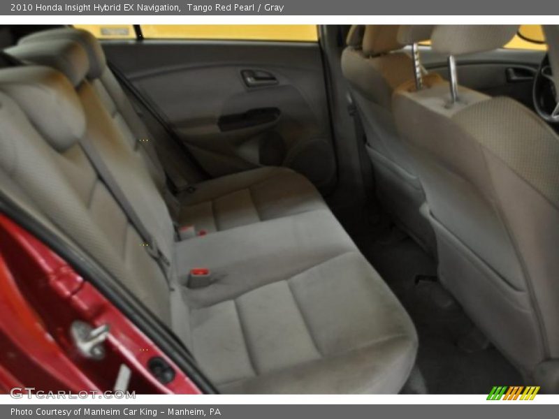 Tango Red Pearl / Gray 2010 Honda Insight Hybrid EX Navigation