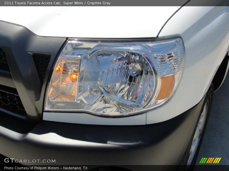 Super White / Graphite Gray 2011 Toyota Tacoma Access Cab