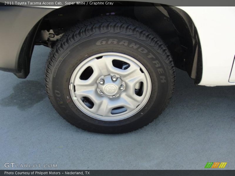 Super White / Graphite Gray 2011 Toyota Tacoma Access Cab
