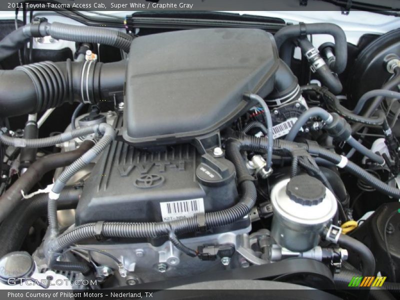 Super White / Graphite Gray 2011 Toyota Tacoma Access Cab