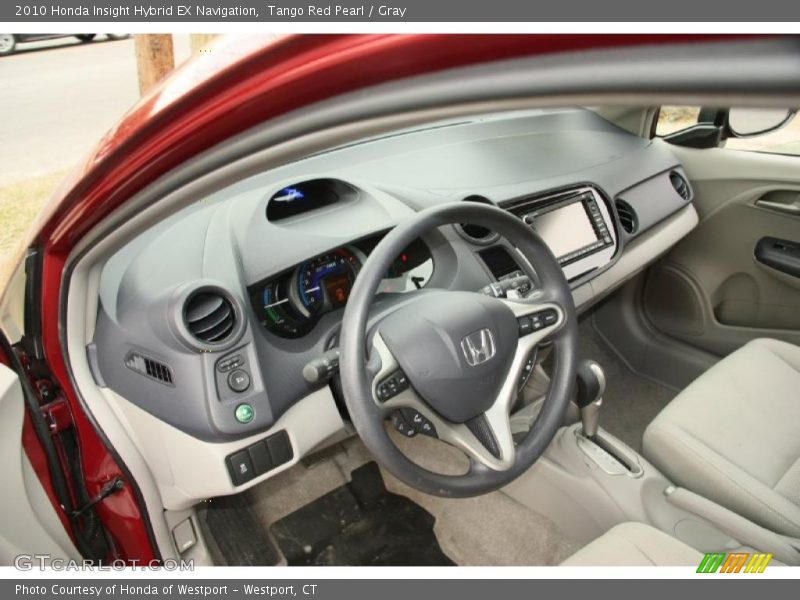  2010 Insight Hybrid EX Navigation Steering Wheel