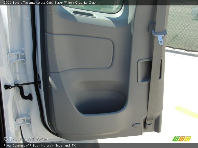 Super White / Graphite Gray 2011 Toyota Tacoma Access Cab
