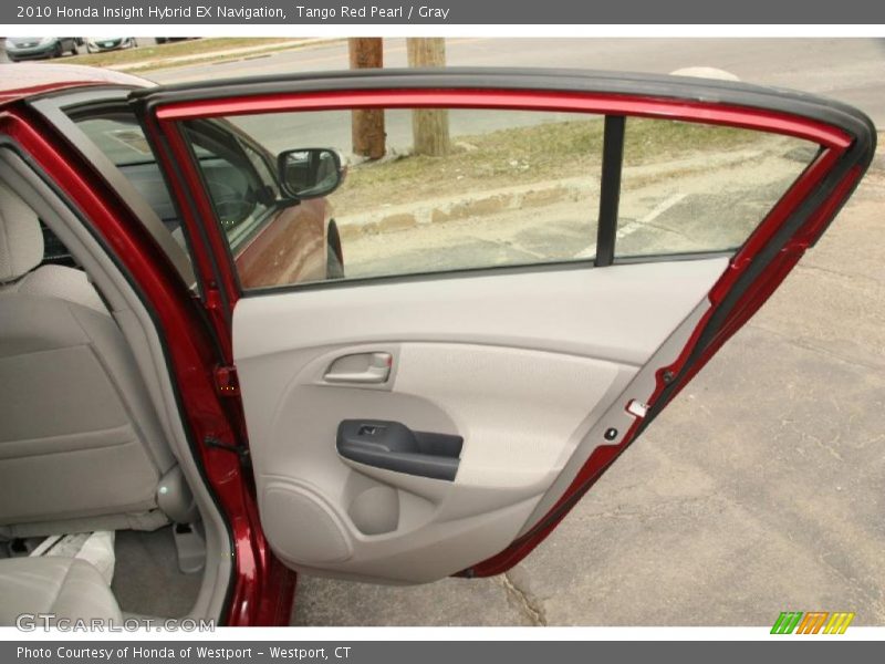 Tango Red Pearl / Gray 2010 Honda Insight Hybrid EX Navigation