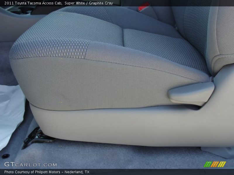 Super White / Graphite Gray 2011 Toyota Tacoma Access Cab