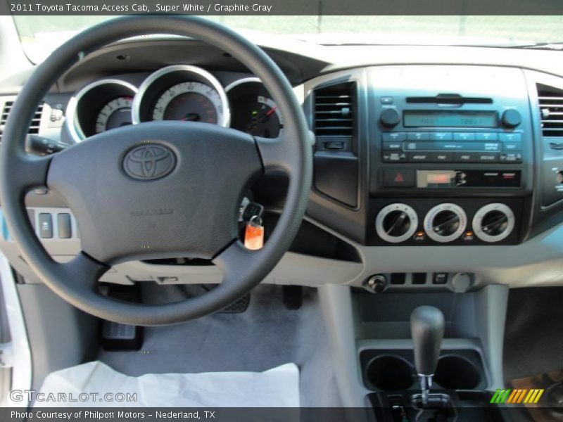 Super White / Graphite Gray 2011 Toyota Tacoma Access Cab