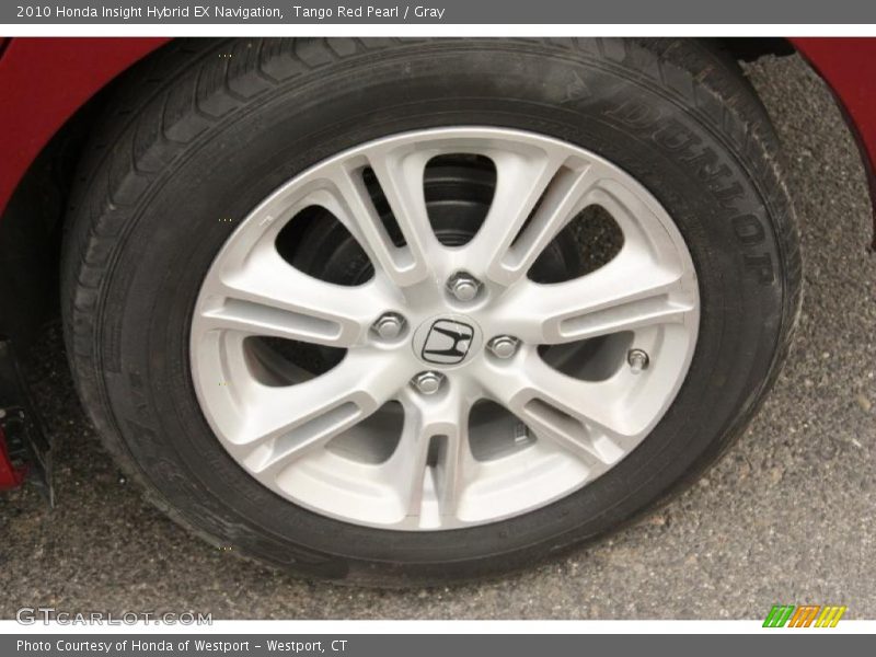 Tango Red Pearl / Gray 2010 Honda Insight Hybrid EX Navigation