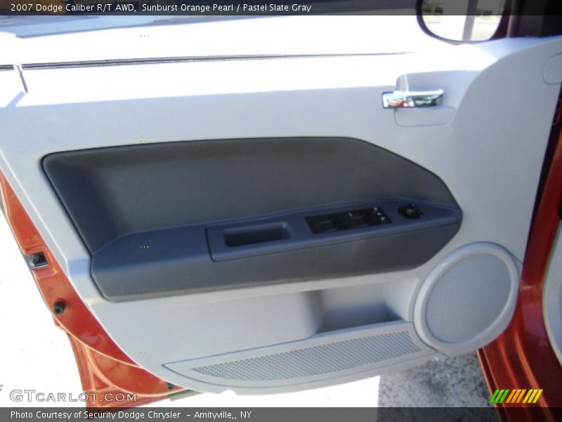 Sunburst Orange Pearl / Pastel Slate Gray 2007 Dodge Caliber R/T AWD