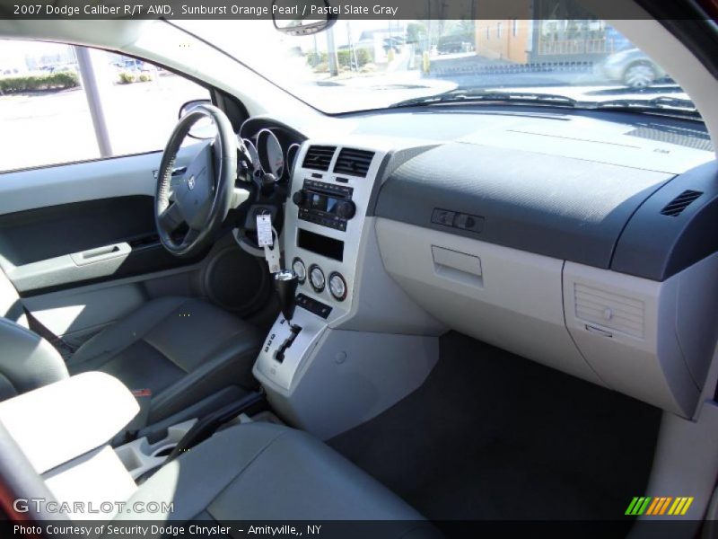 Sunburst Orange Pearl / Pastel Slate Gray 2007 Dodge Caliber R/T AWD