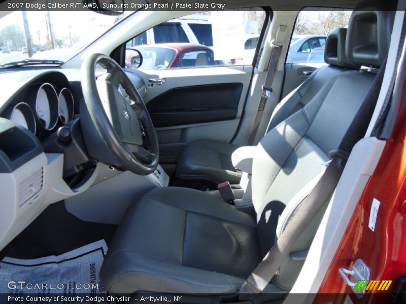 Sunburst Orange Pearl / Pastel Slate Gray 2007 Dodge Caliber R/T AWD