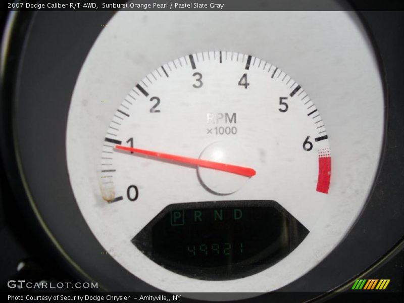 Sunburst Orange Pearl / Pastel Slate Gray 2007 Dodge Caliber R/T AWD