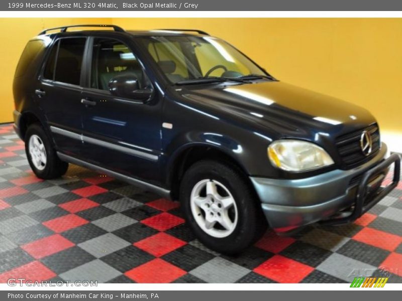 Black Opal Metallic / Grey 1999 Mercedes-Benz ML 320 4Matic