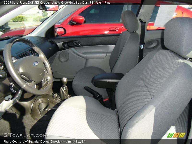 Liquid Grey Metallic / Dark Flint/Light Flint 2005 Ford Focus ZX3 SES Coupe