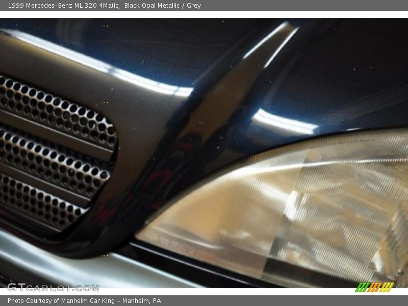 Black Opal Metallic / Grey 1999 Mercedes-Benz ML 320 4Matic