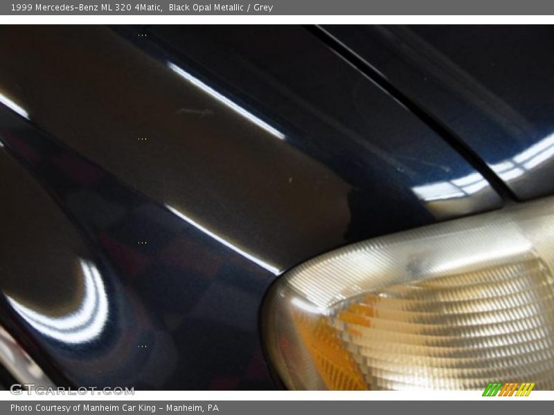 Black Opal Metallic / Grey 1999 Mercedes-Benz ML 320 4Matic