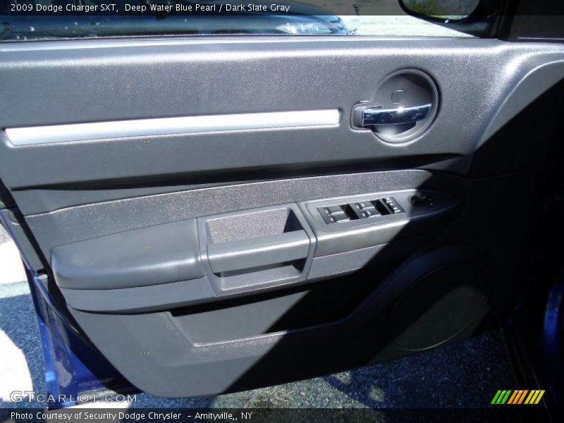 Deep Water Blue Pearl / Dark Slate Gray 2009 Dodge Charger SXT