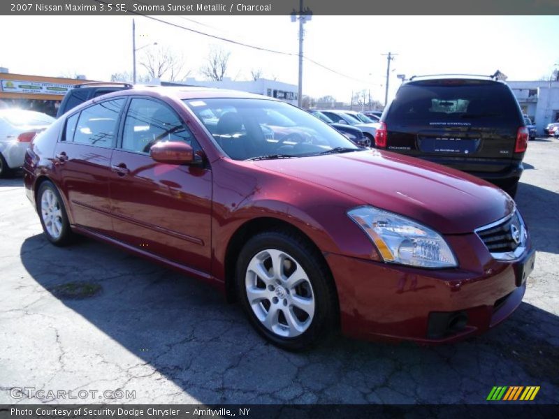 Sonoma Sunset Metallic / Charcoal 2007 Nissan Maxima 3.5 SE