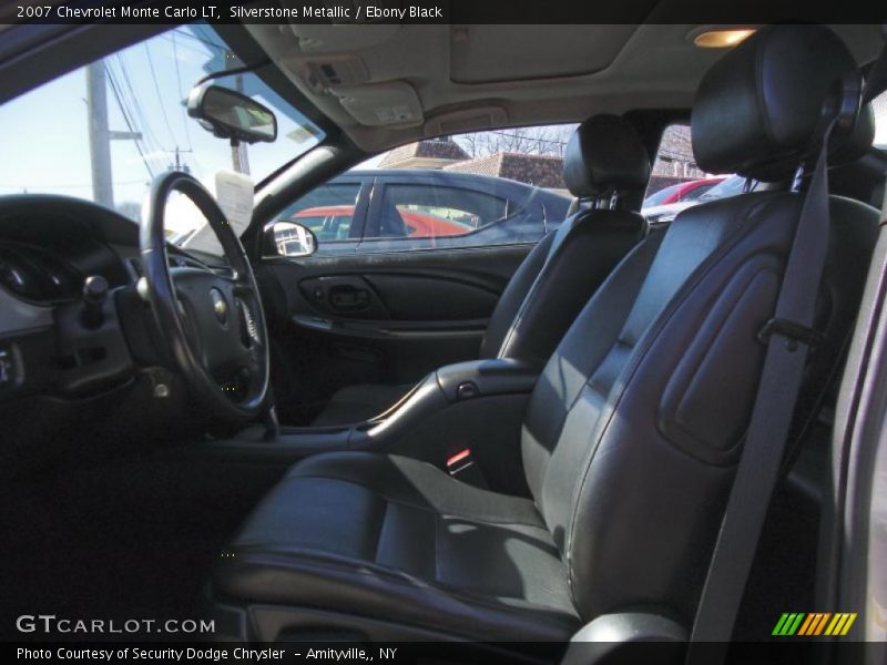 Silverstone Metallic / Ebony Black 2007 Chevrolet Monte Carlo LT