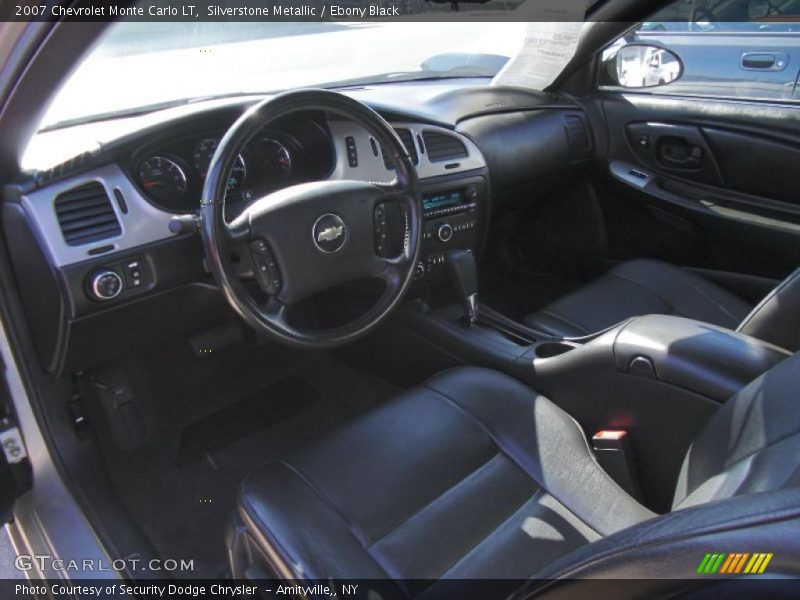 Ebony Black Interior - 2007 Monte Carlo LT 