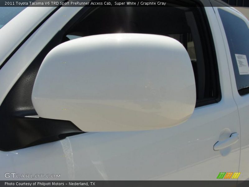 Super White / Graphite Gray 2011 Toyota Tacoma V6 TRD Sport PreRunner Access Cab