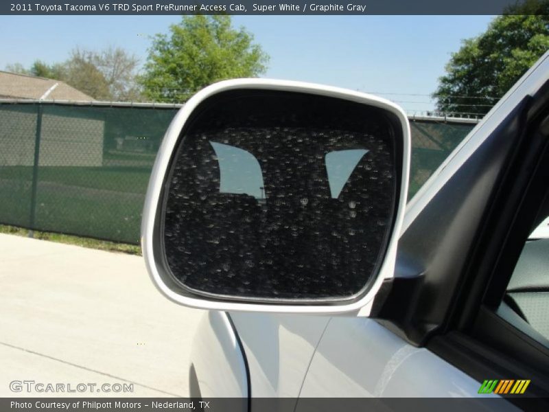 Super White / Graphite Gray 2011 Toyota Tacoma V6 TRD Sport PreRunner Access Cab